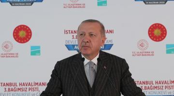 Cumhurbaşkanı Recep Tayyip Erdoğan, “Maske, mesafe, temizlik buna dikkat edelim