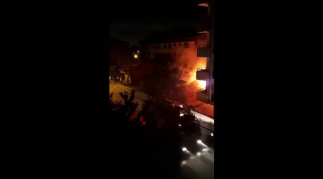 İstanbul Sultanbeyli’de bir gecekonduda yangın çıktı