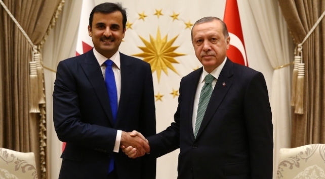 Cumhurbaşkanı Erdoğan, Katar Sani ile telefon görüşmesi gerçekleştirdi