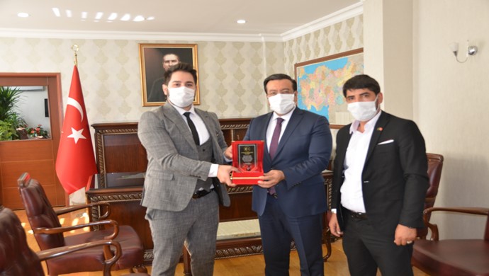 15 TEMMUZ FEDERASYONUNDAN KAYMAKAM CUMALİ ATİLLA `YA ZİYARET