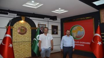 İktisatçı Uluslararası İş Adamı Fatih Ispirdogan `dan Cevdet Yıldırım `a ziyaret