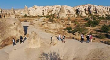 Kapadokya’yı 9 ayda yaklaşık 700 bin turist gezdi