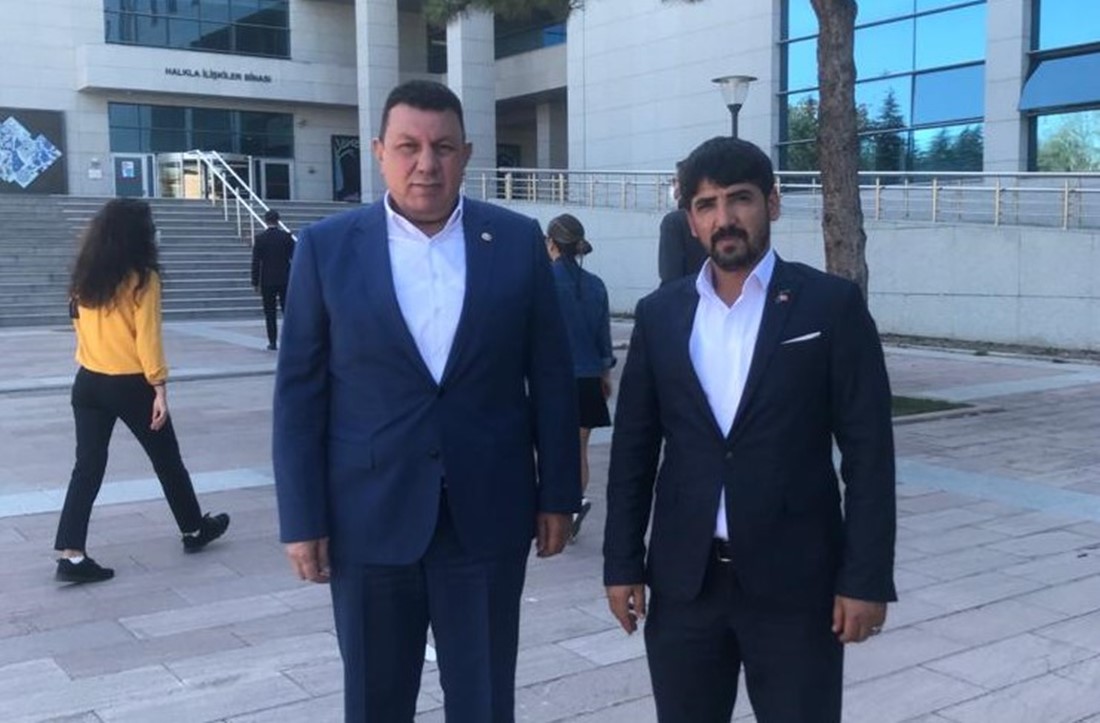 AZİZ AKKUŞ `TAN MHP MİLLETVEKİLİ İBRAHİM ÖZYAVUZ `A ZİYARET