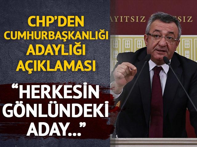 CHP’li Altay’dan cumhurbaşkanlığı adaylığı açıklaması!