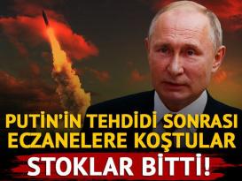 Putin’in tehdidi sonrası Orta Avrupa’da büyük panik! Halk eczanelere koştu…