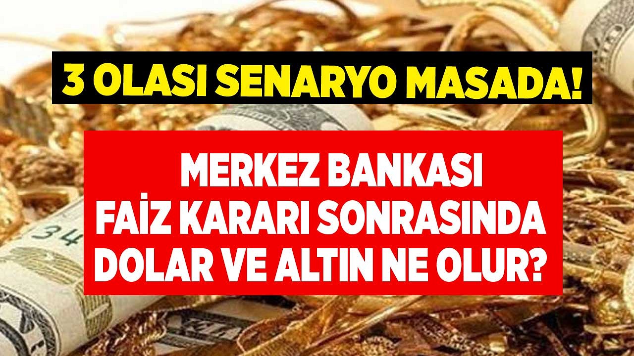 Faiz kararı sonrası gram altın ve dolar fiyatı hareketlendi