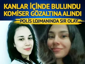 Polis lojmanında sır olay!