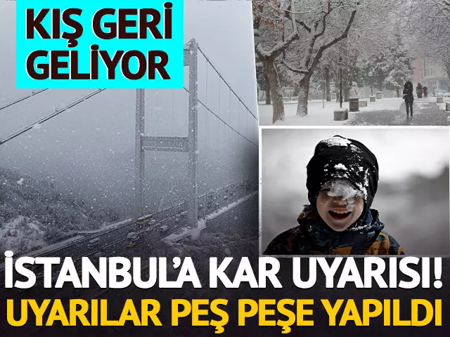 İstanbul ve Ankara’ya kar geliyor! 25 kent için Sarı ve turuncu kodlu uyarılar