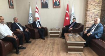 KKTC ANKARA BÜYÜKELÇİSİN DEN SANKON A ZİYARET