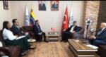BOLİVARCI VENEZUELA CUMHURİYETİ ANKARA BÜYÜKELÇİSİNİN SANKON’A ZİYARETİ